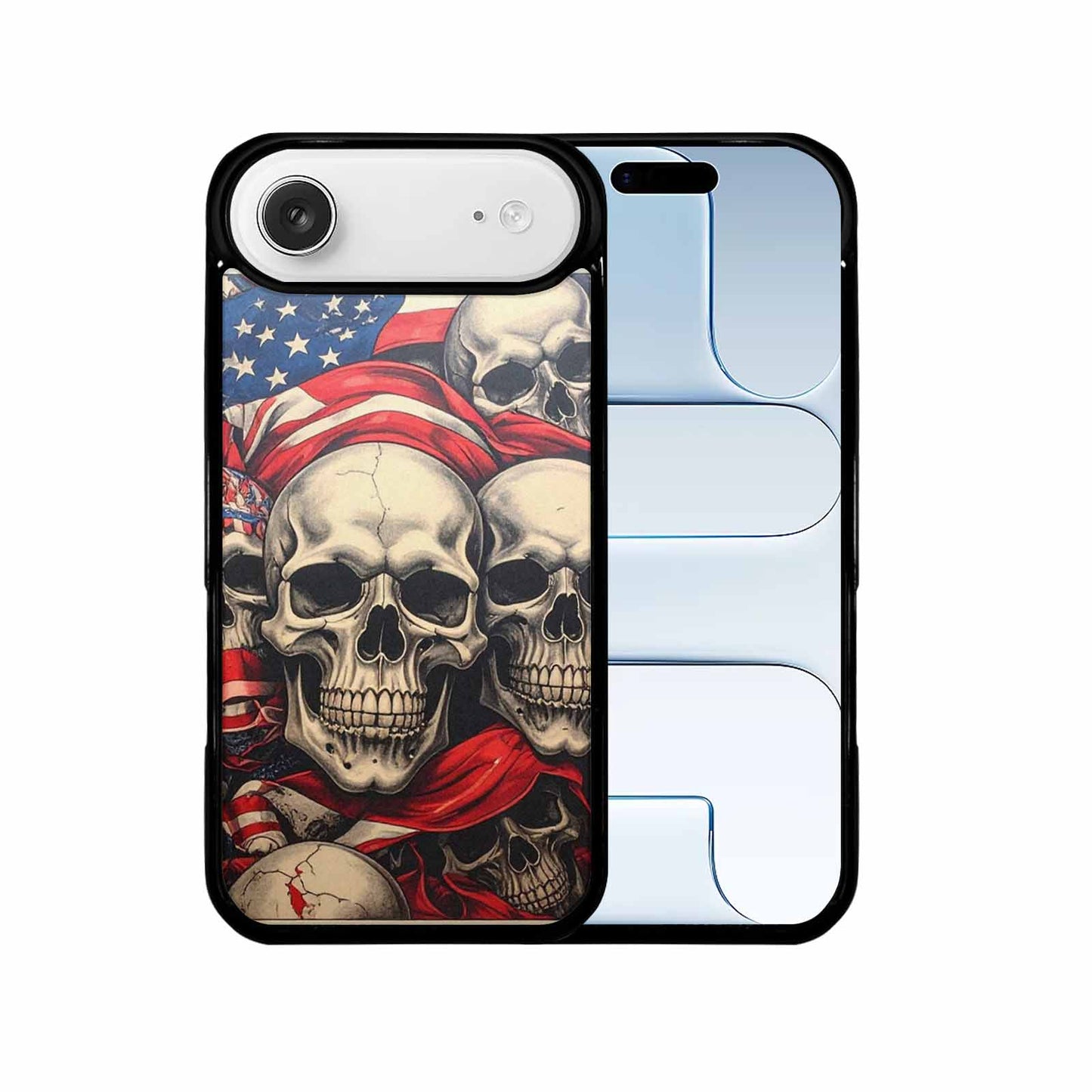 iPhone 17 Air Case — Skull Dark Art Gothic Print Gothic, Custom Designed Case Cover