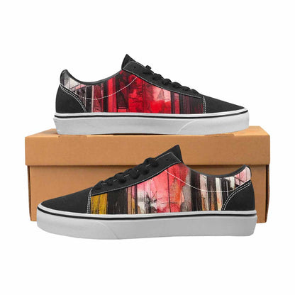 WOMEN'S Liminal Space Fragment Lace-Up Canvas Cottagecore Sneakers