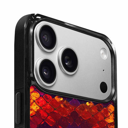 iPhone 17 Pro Max Case — Dark Snake Print Original Art, Custom Designed Case Cover