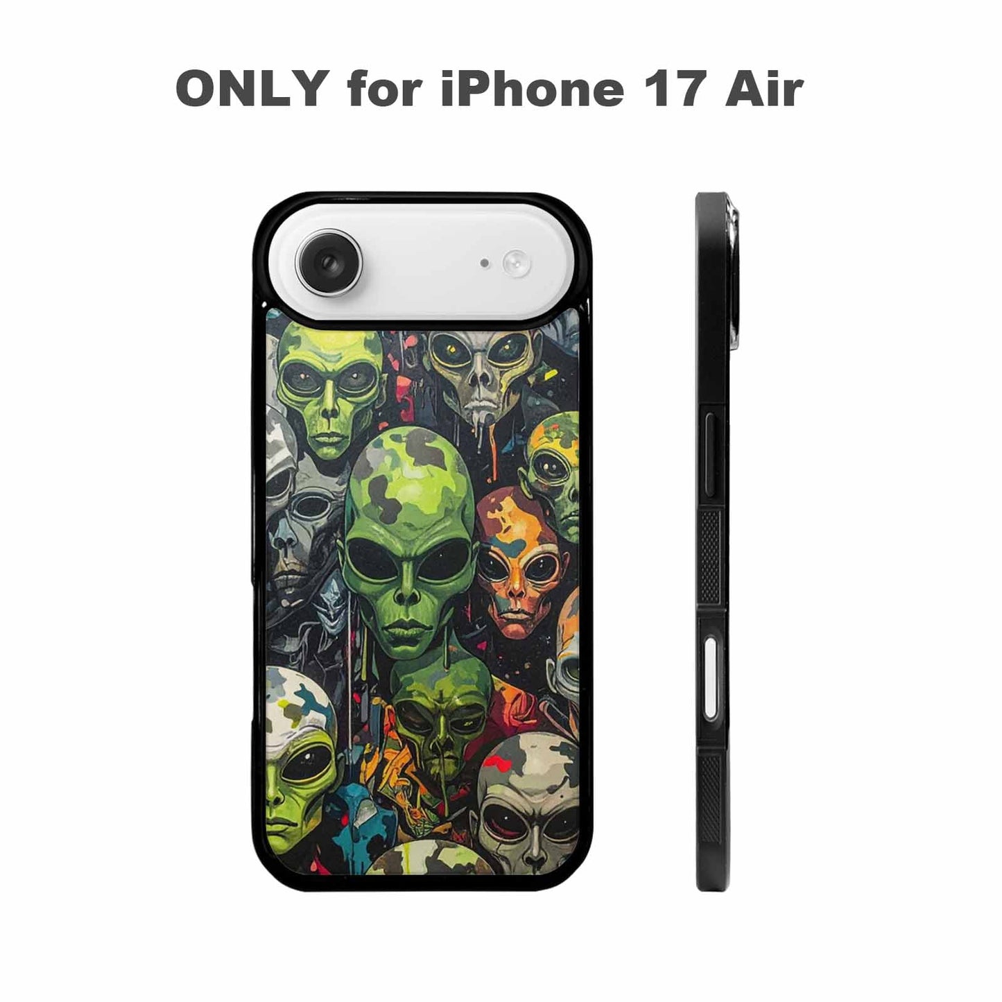 iPhone 17 Air Case — Aliens Camo Aliens Pattern Hundreds Alien, Original Design Phone Case