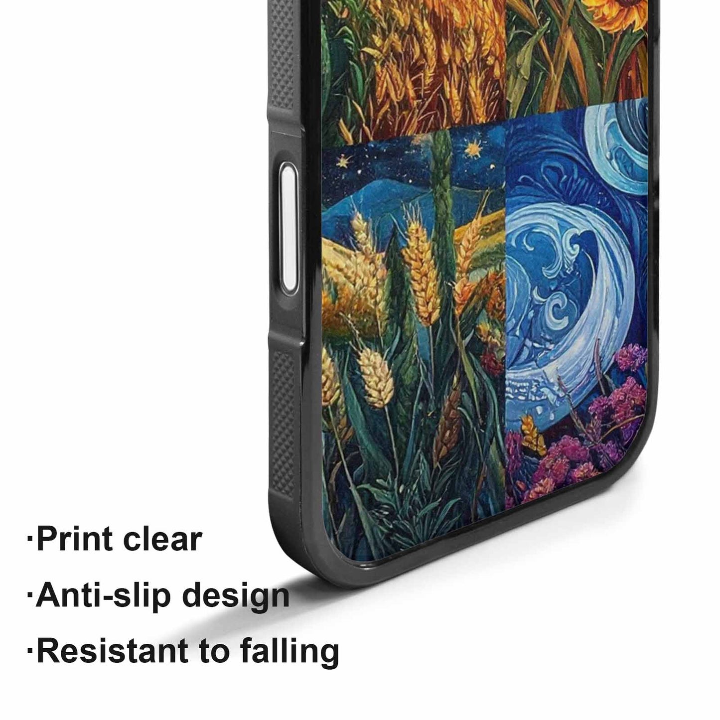 iPhone 17 Case — Small Van Gogh Style Galaxy Space, Custom Printed Phone Case