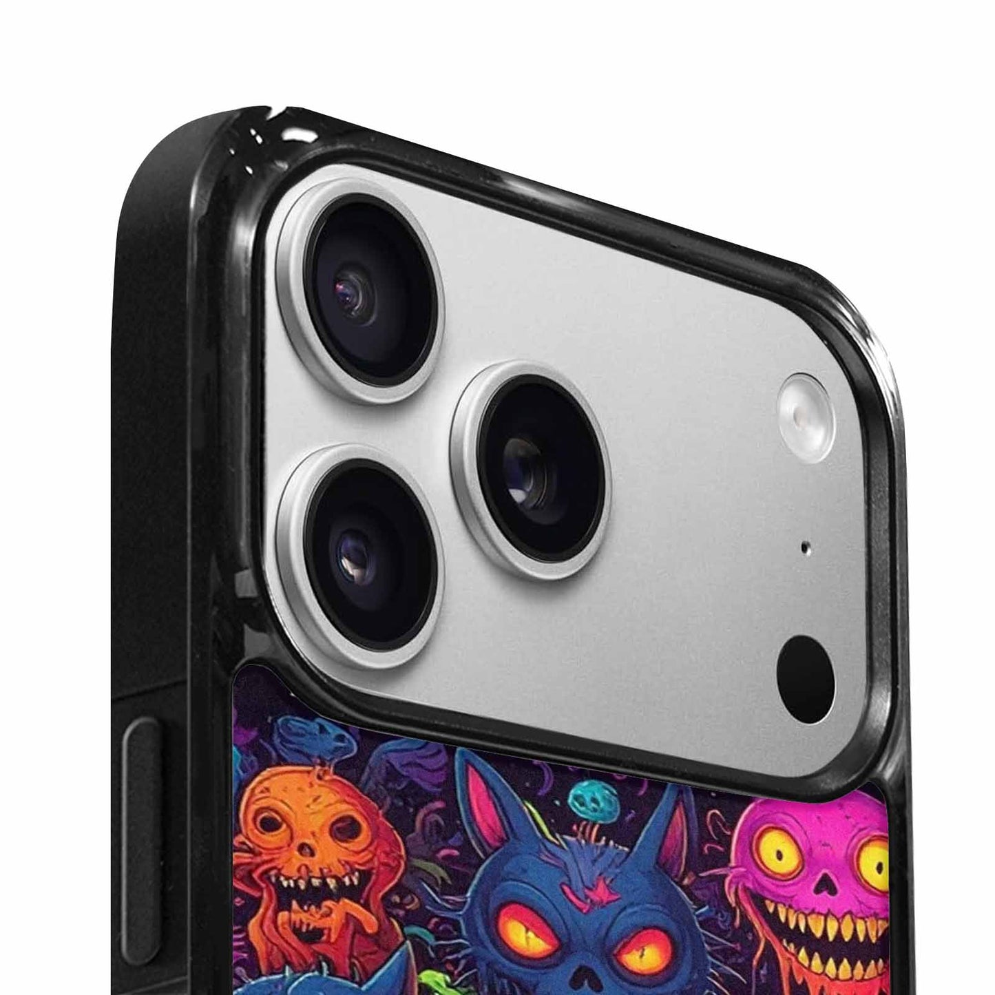 iPhone 17 Pro Max Case — Mixed Toxic Glow Creature Cartoon Cute, Custom Designed Case Cover