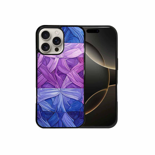 iPhone 16 Pro Max Case — Bisexual Flag Color Theme Small Rainbow, Custom Phone Case