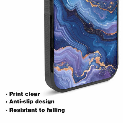 iPhone 15 Plus Case — Marble Galaxy, Custom Art Phone Cover