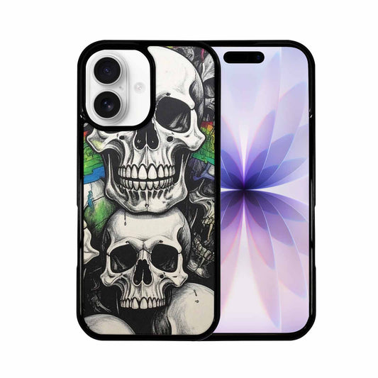 iPhone 17 Case — Rainbow From Skull\'s Mouth Gothic Skulls, Custom Made Phone Cover
