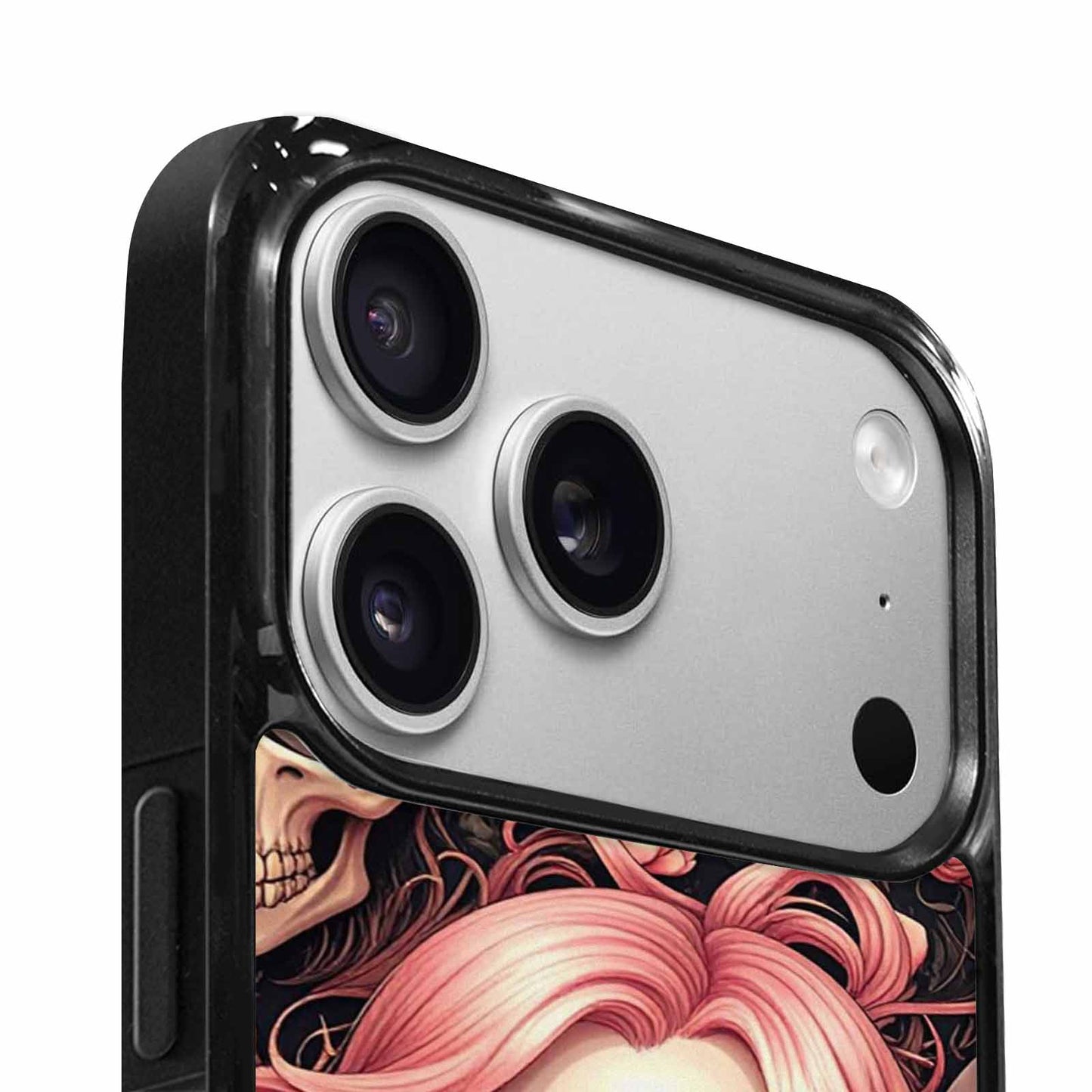 iPhone 17 Pro Case — Skull Dark Art Gothic Print Gothic, Custom Made Phone Cover