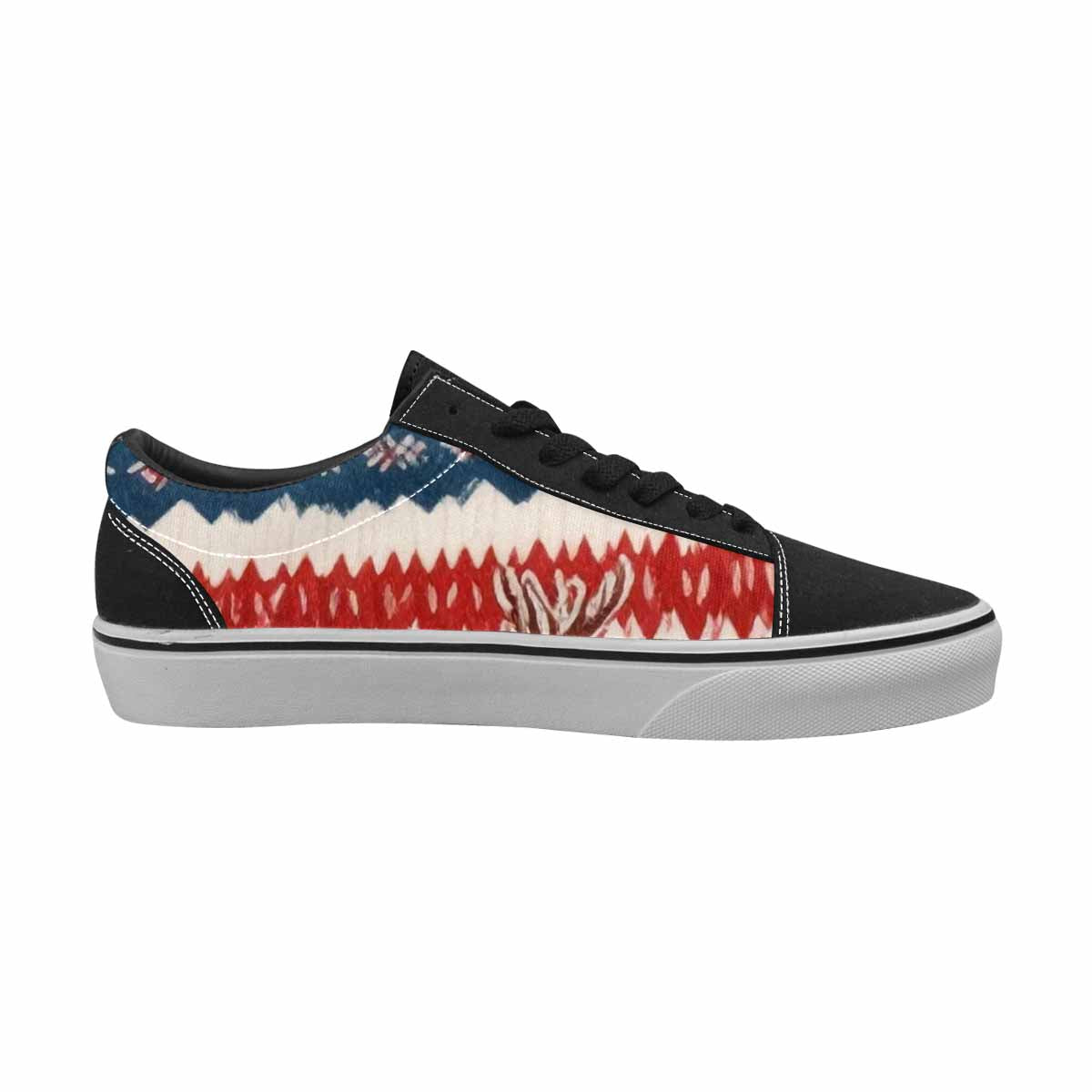 WOMEN'S Christmas Holly Snowflake Canvas Lace-Up Grunge Shoes