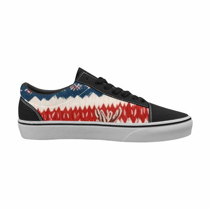 WOMEN'S Christmas Holly Snowflake Canvas Lace-Up Grunge Shoes