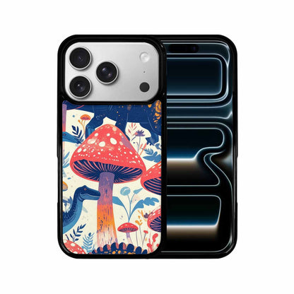 iPhone 17 Pro Case — Vintage Dinosaurs Mushroom Retro Vintage, Custom Designed Case Cover