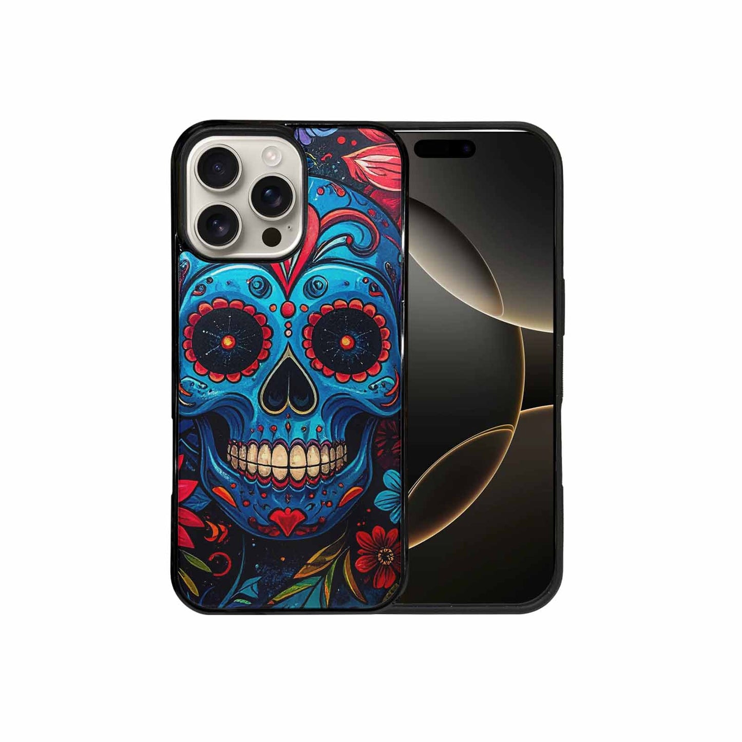 iPhone 16 Pro Max Case — Graffiti Skull, Customized Protective Case