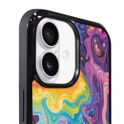 iPhone 17 Case — Aliens Tie Dyemelting Aliens Tie Dye, Customized Protective Case