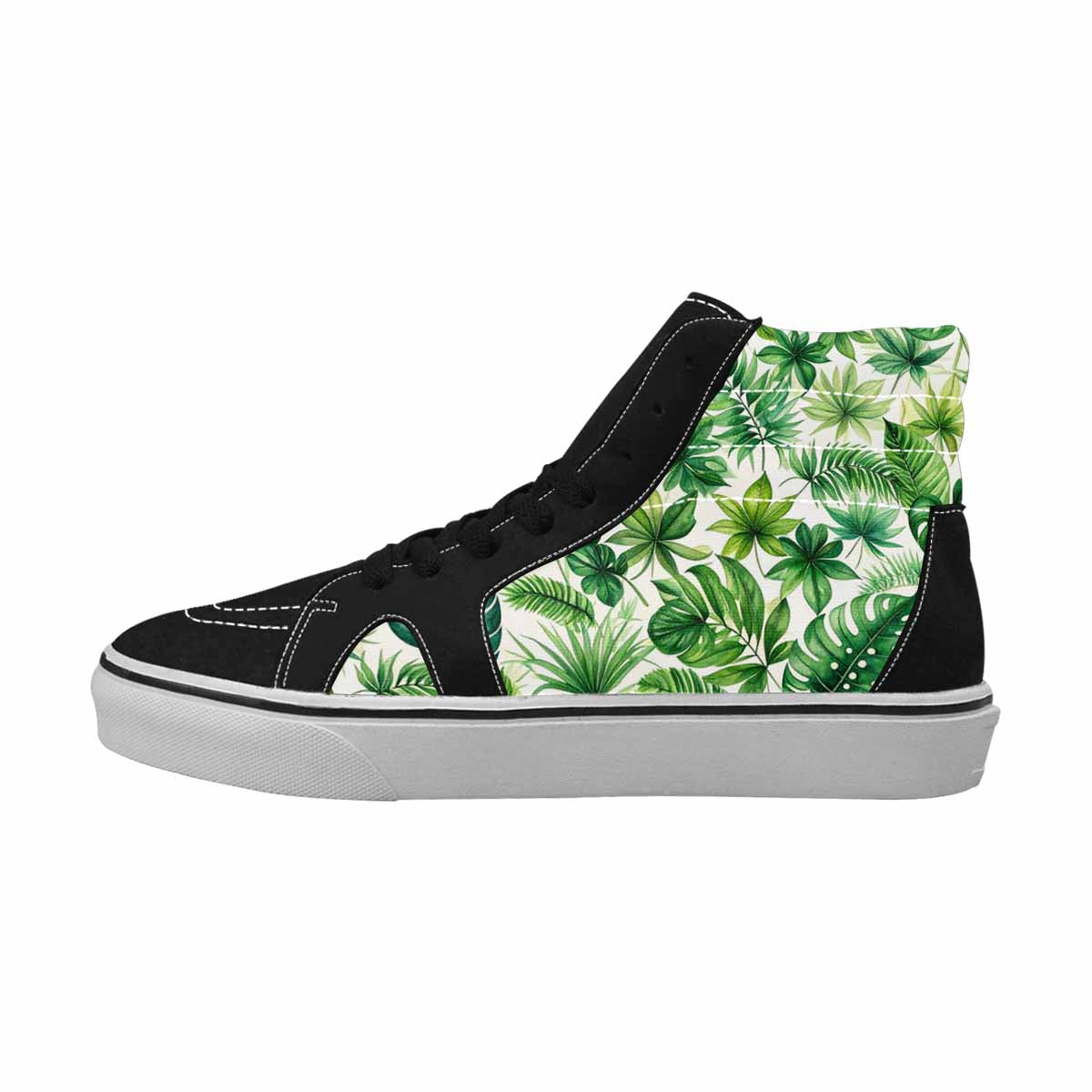 WOMEN'S Seven-Point Palmate Leaf High Top Canvas Cottagecore Shoes