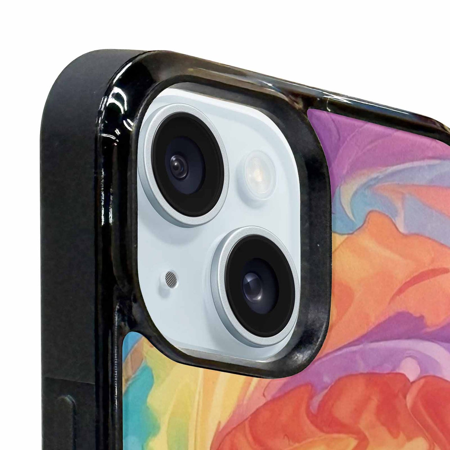 iPhone 15 Plus Case — Tie Dye Swirls Tie Dye Swirls, Custom Designed Case Cover