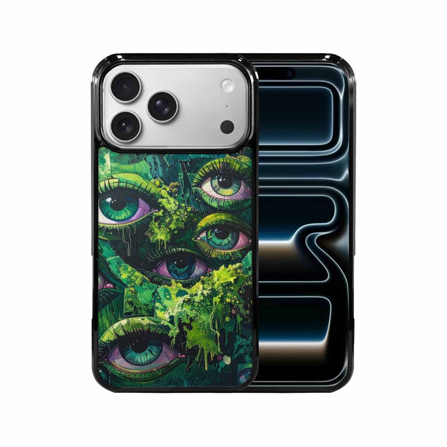 iPhone 17 Pro Max Case — Reptile Eye Cartoon Cute, Custom Printed Phone Case