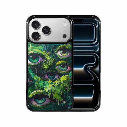 iPhone 17 Pro Max Case — Reptile Eye Cartoon Cute, Custom Printed Phone Case