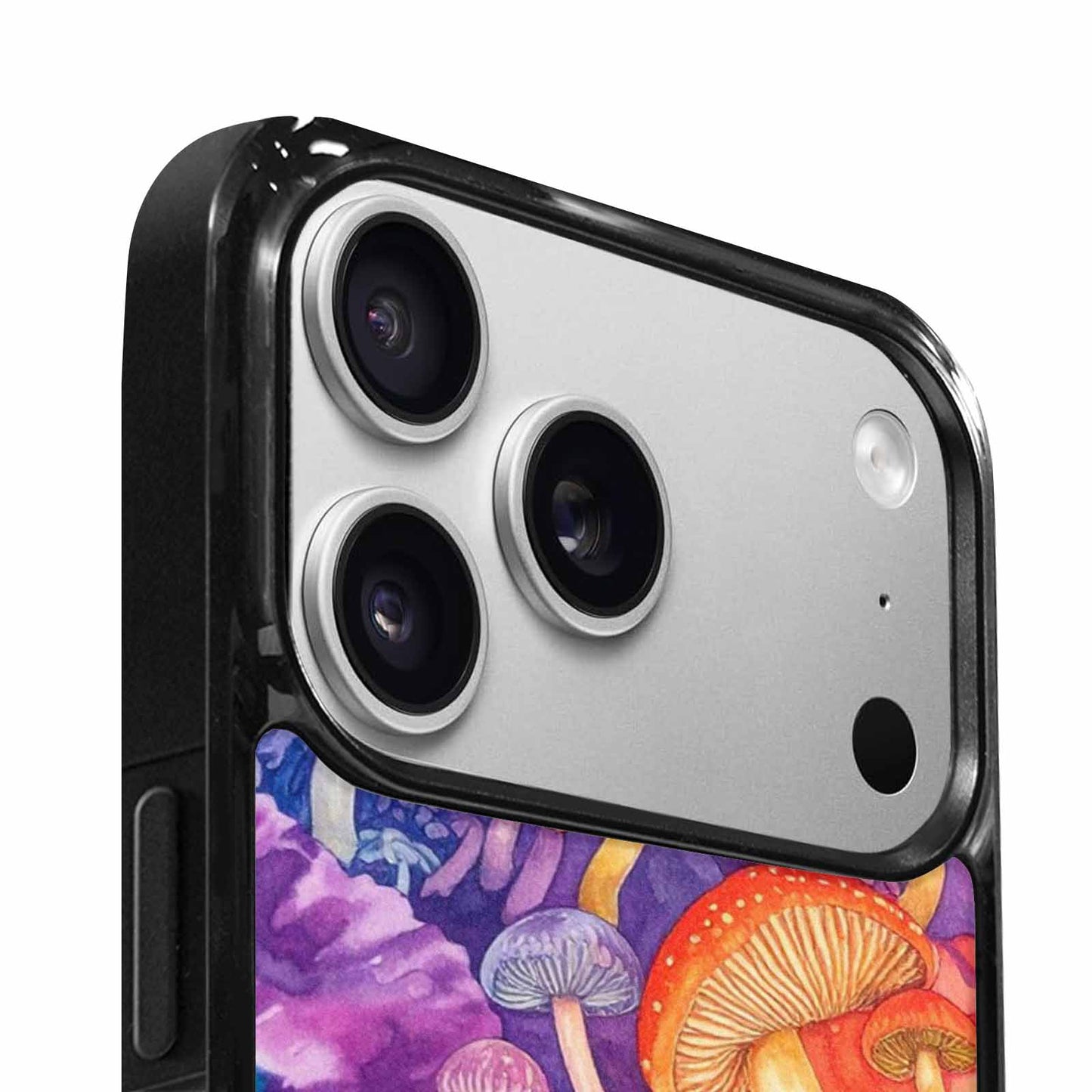 iPhone 17 Pro Max Case — Mushrooms Tie Dyemushrooms Pat Tie Dye, Customized Protective Case