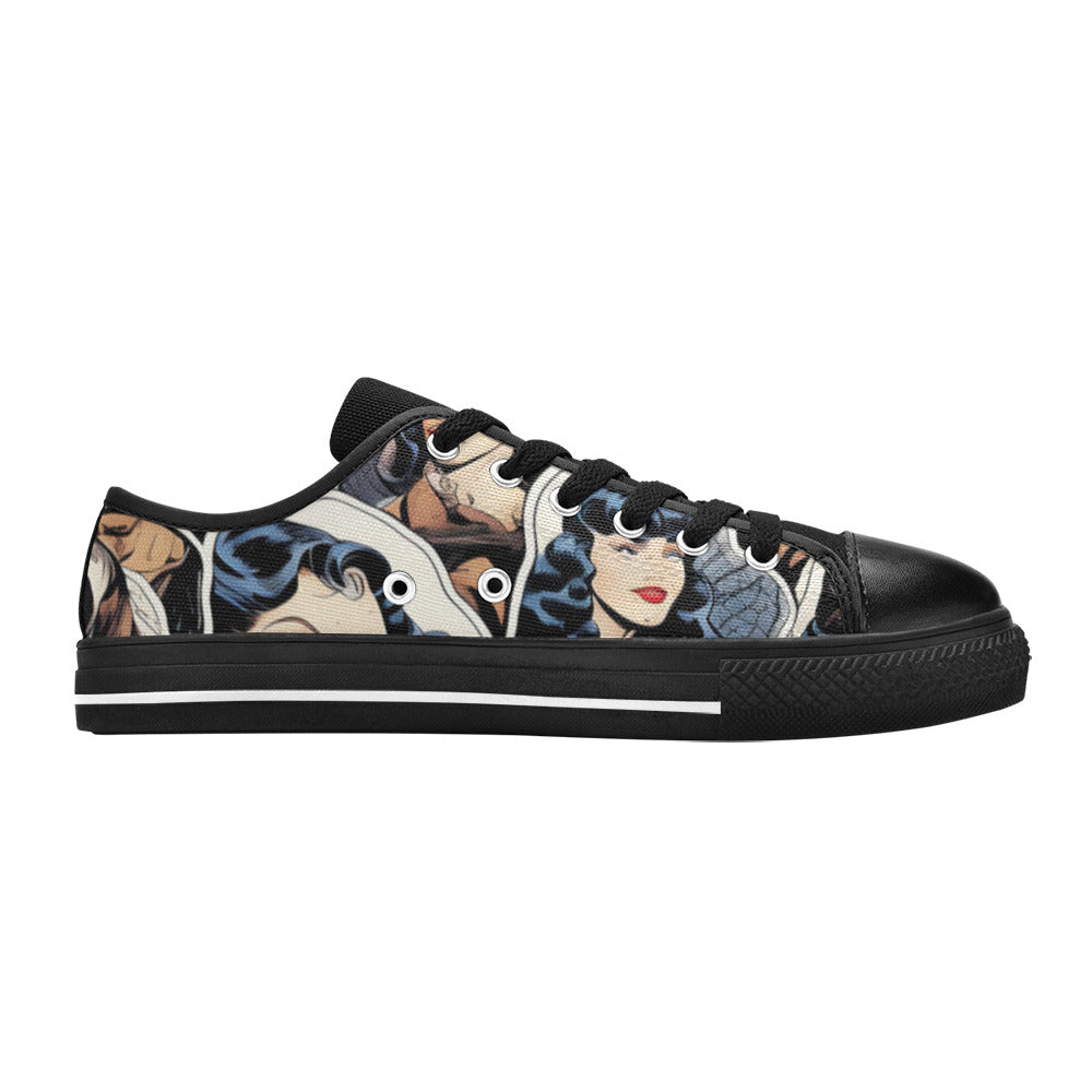 WOMEN'S Cc Retro Faces Canvas Vivid Shoes