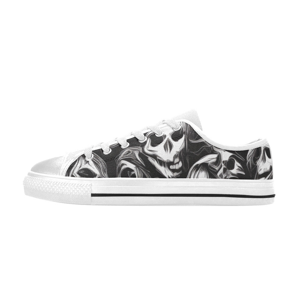 WOMEN'S Cc Skulls Ghosts Canvas Aesthetic Shoes