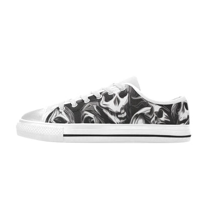 WOMEN'S Cc Skulls Ghosts Canvas Aesthetic Shoes
