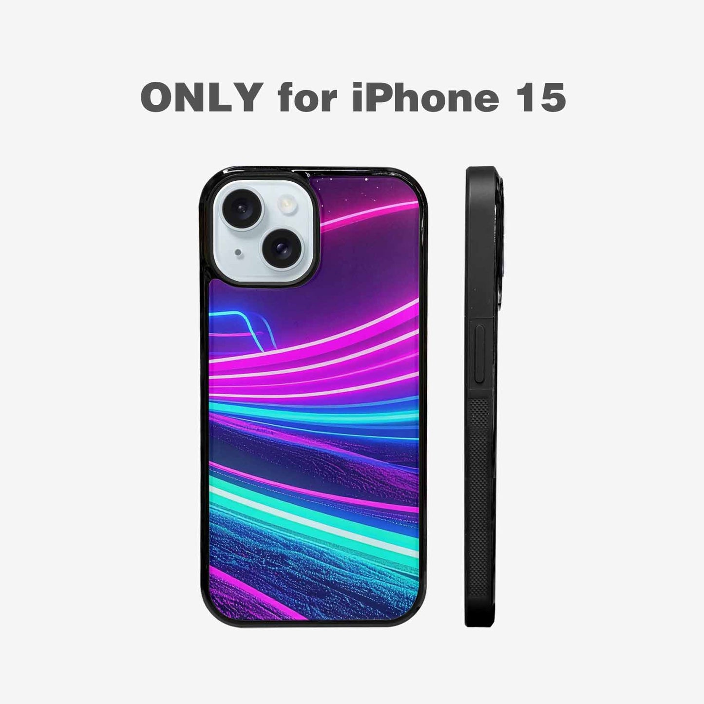 iPhone 15 Case — 80s Neon Cartoon Custom, Unique Phone Case Design