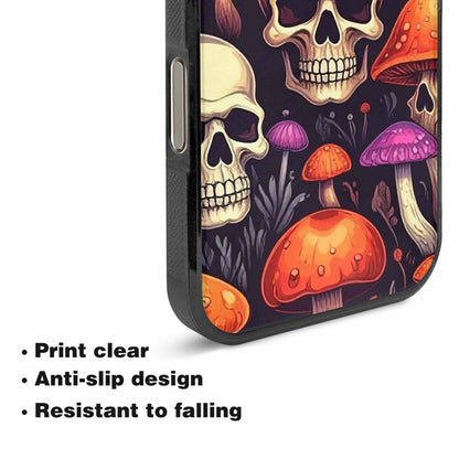 iPhone 16 Pro Max Case — Mushroom Skulls, Personalized Phone Case