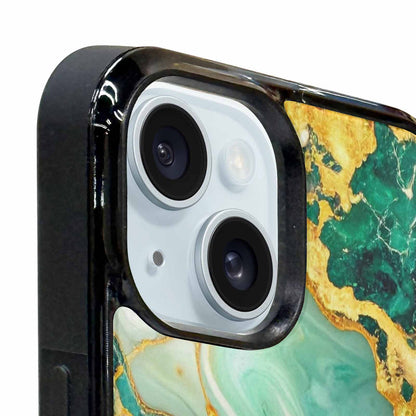 iPhone 15 Case — Marble Gold, Original Design Phone Case
