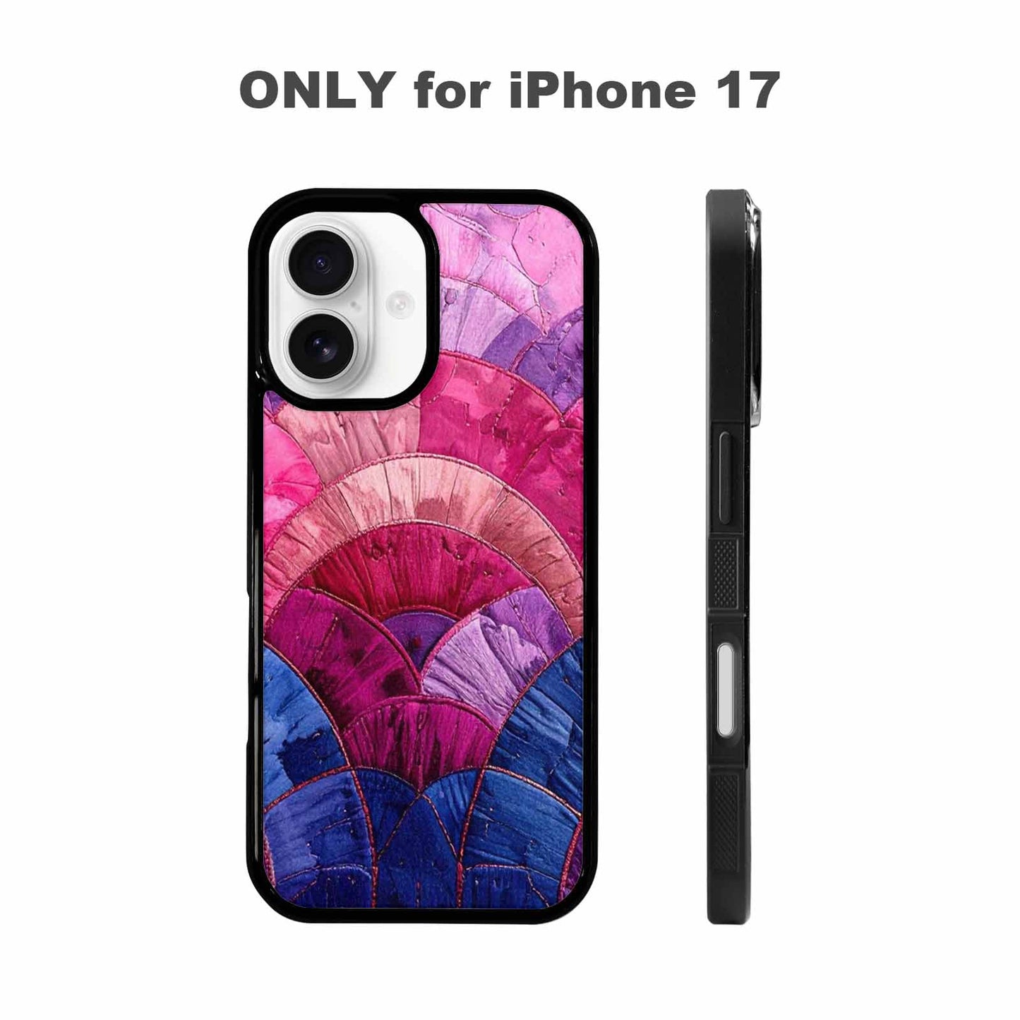 iPhone 17 Case — Vivid Camo Bisexual Camo, Custom Print Case Cover