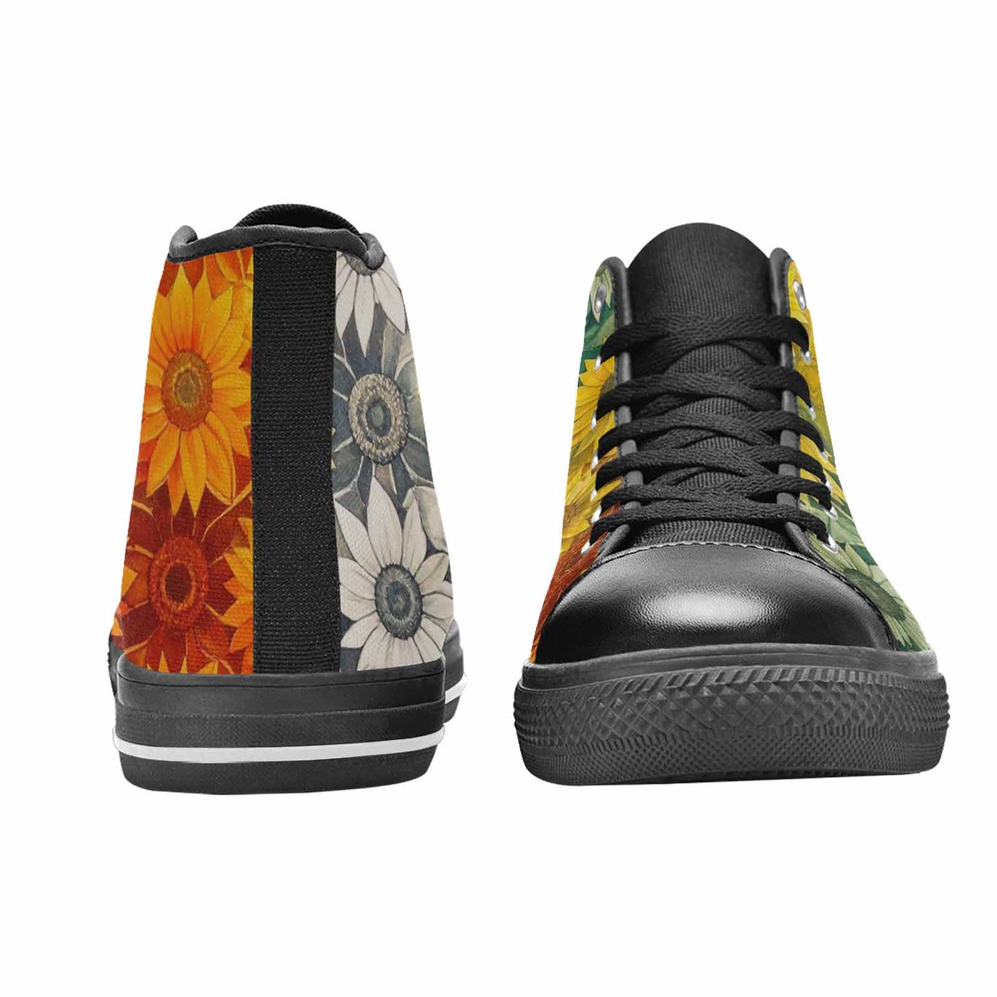 MEN'S Blend Melt Them High Top Canvas Vibrant Chaos Custom Sneakers