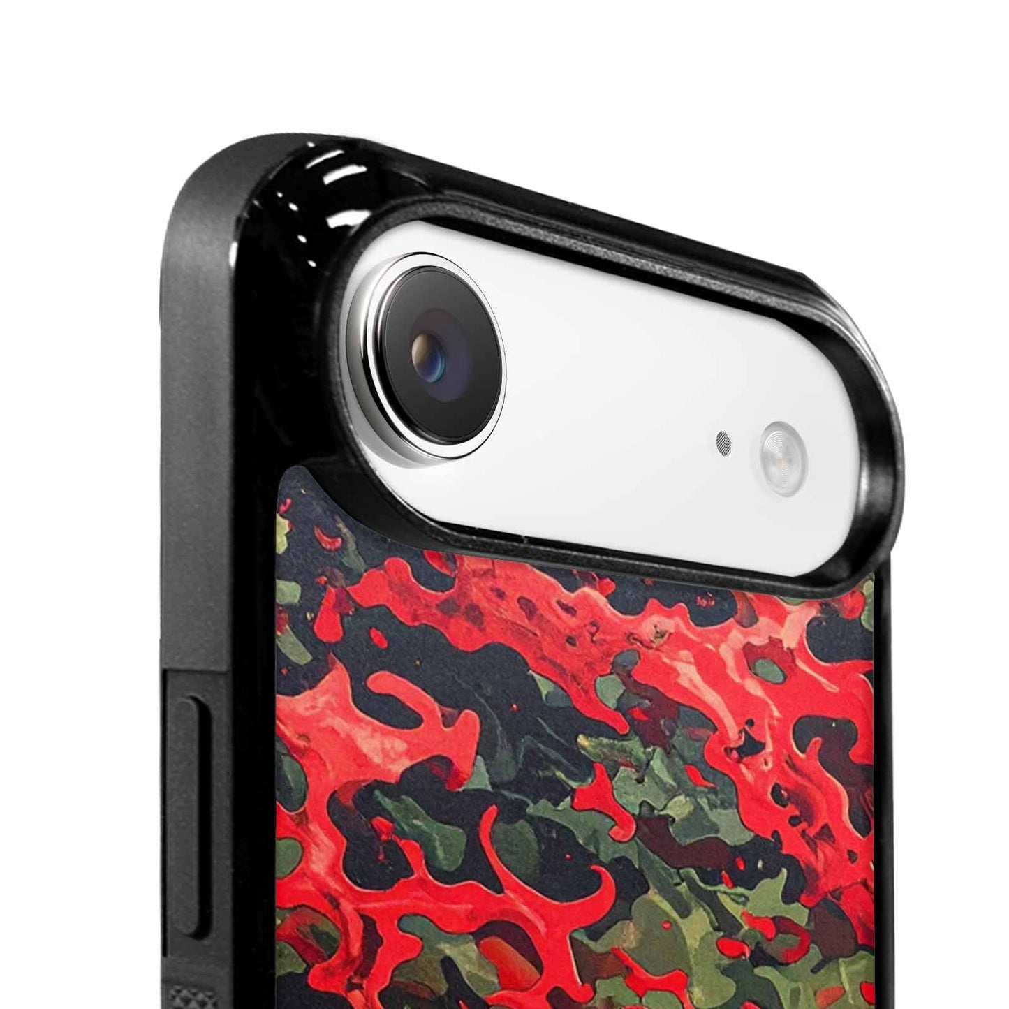 iPhone 17 Air Case — Small Military Camouflage Blotch Pattern Camo, Original Design Phone Case