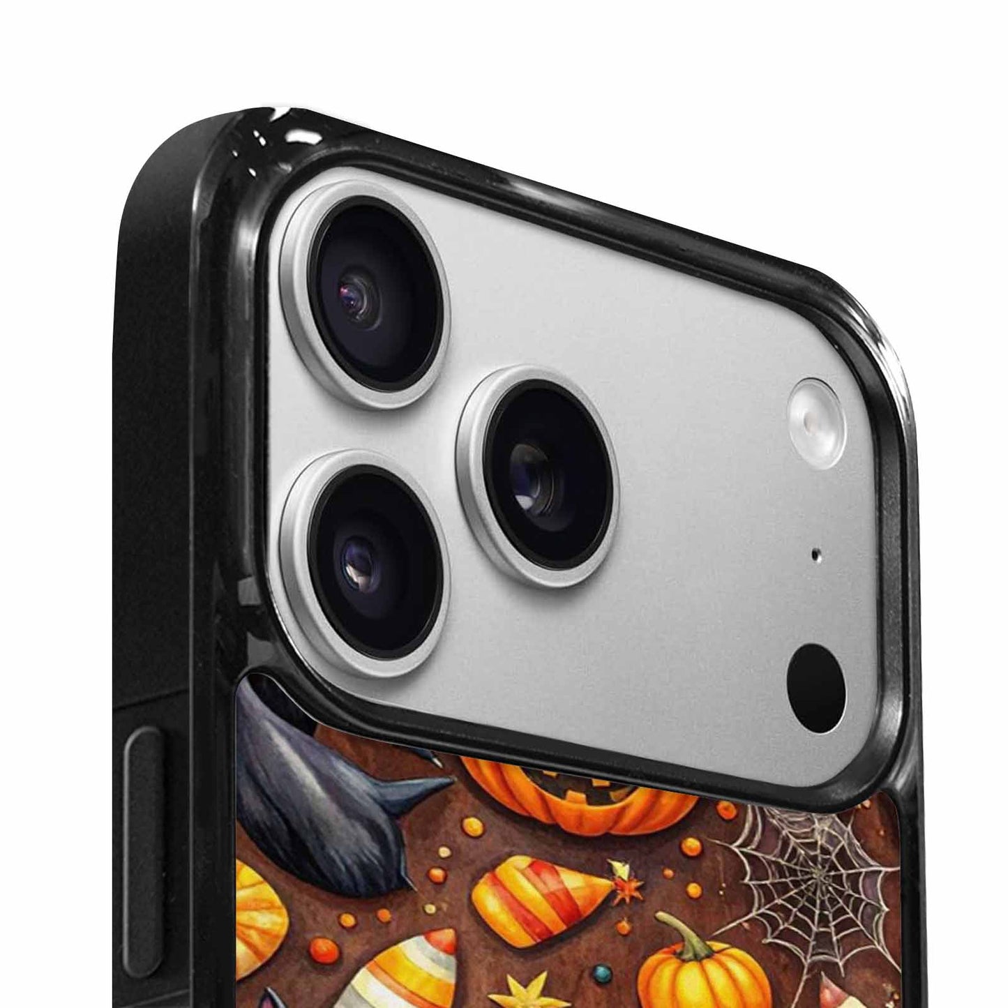 iPhone 17 Pro Case — Small Halloween Pattern Randomly Varying Original, Custom Made Phone Cover