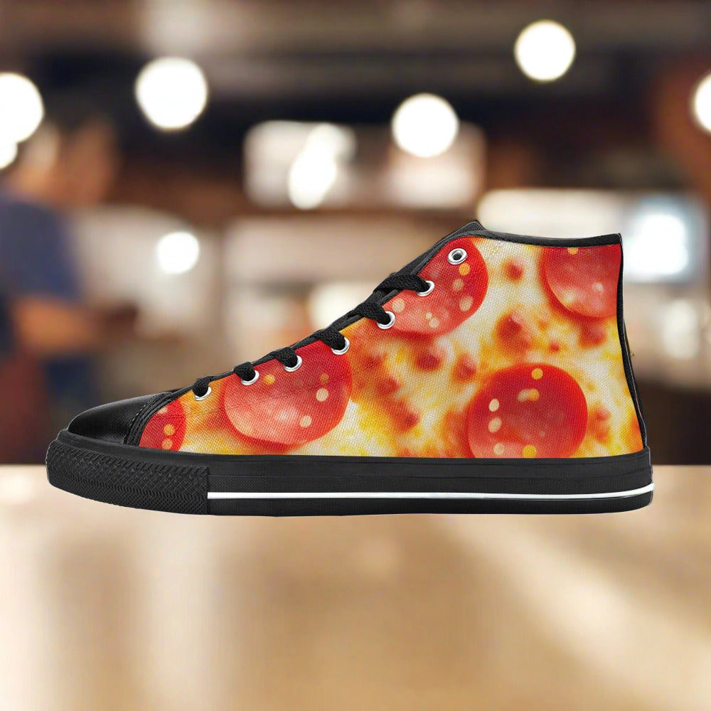 Koi Amber Gold Custom MEN Bold Art - Freaky Shoes | Custom Art Sneakers