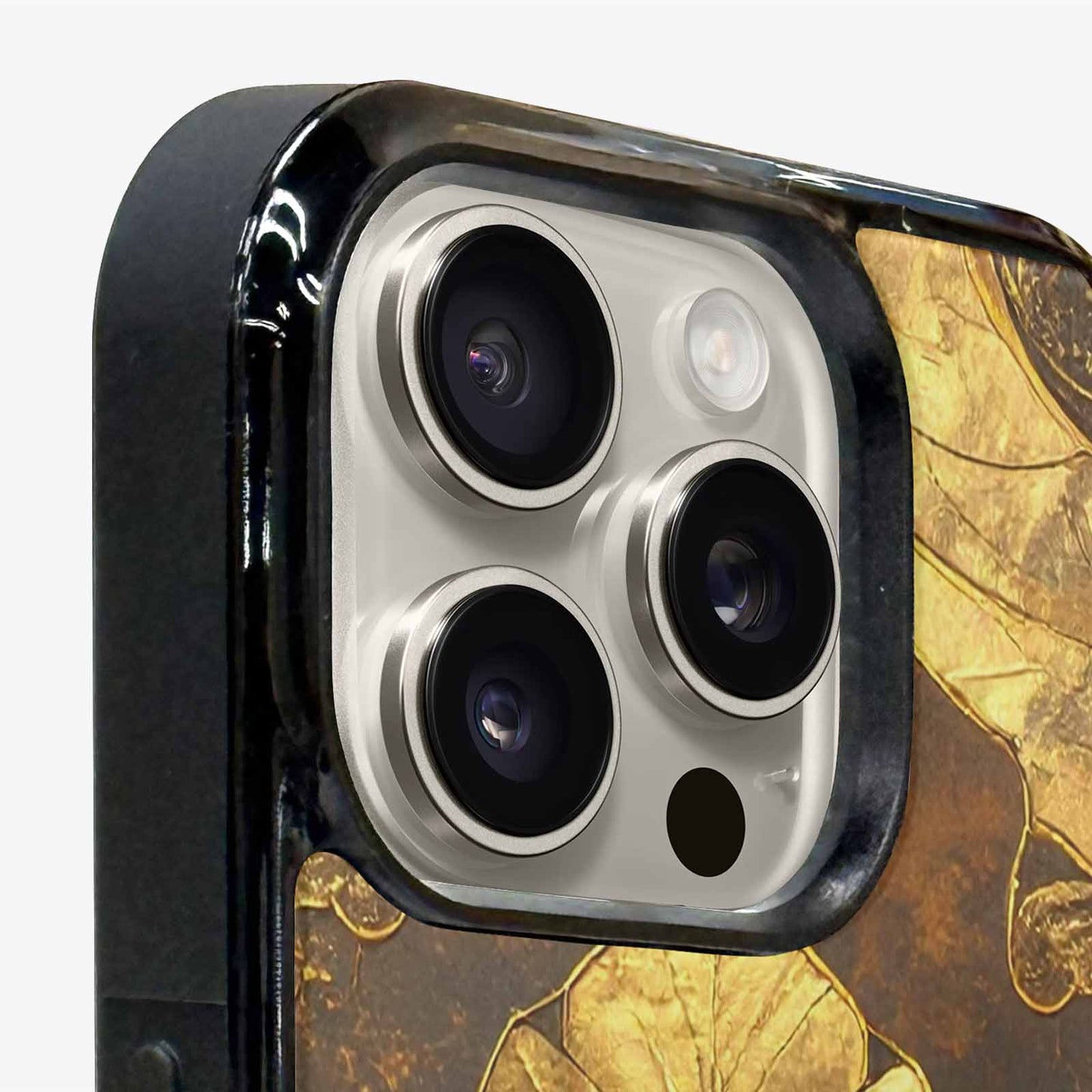 iPhone 15 Pro Max Case — Klimt Gold Leaf Artwork Pattern, Original Design Phone Case