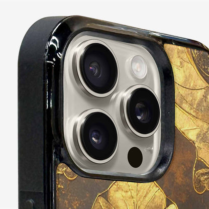 iPhone 15 Pro Max Case — Klimt Gold Leaf Artwork Pattern, Original Design Phone Case