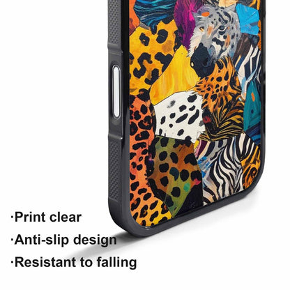 iPhone 17 Pro Case — Full Color Vibrantanimal Print A Animal, Custom Designed Case Cover