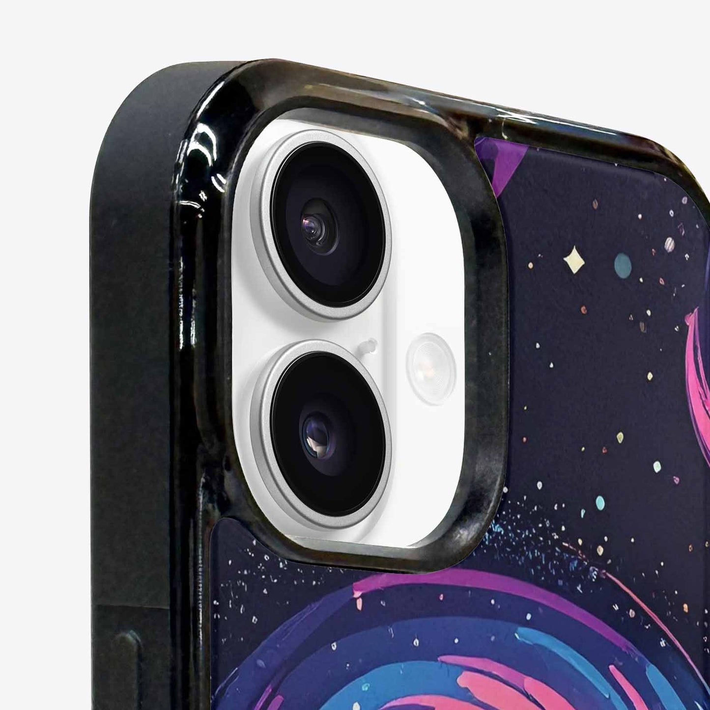iPhone 16 Case — Love Wins Galaxy Seamless Pattern Vibrant, Custom Designed Case Cover