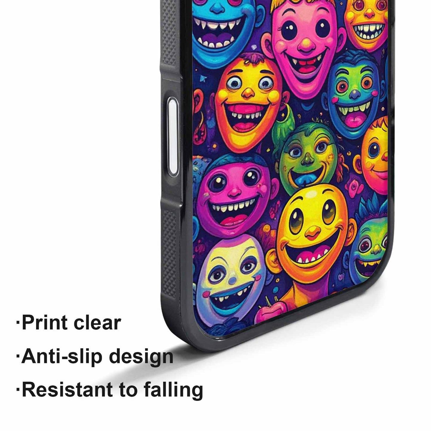 iPhone 17 Pro Case — Small Funny Looking Cartoon People Cartoon, Customized Protective Case
