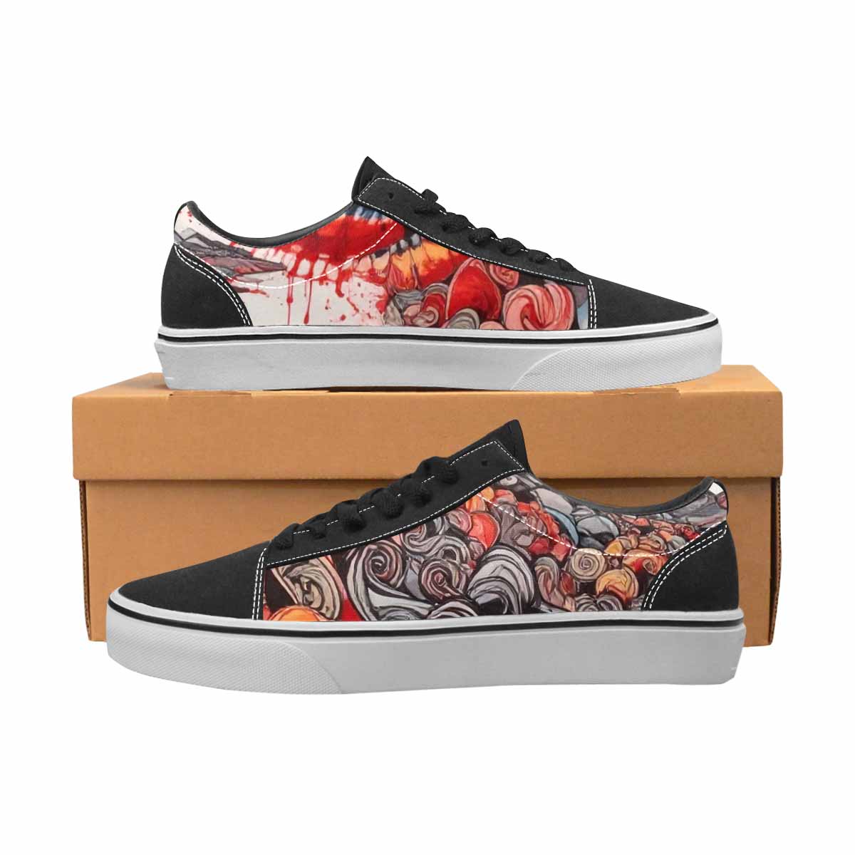 WOMEN'S Tie Lace-Up Canvas Cottagecore Sneakers