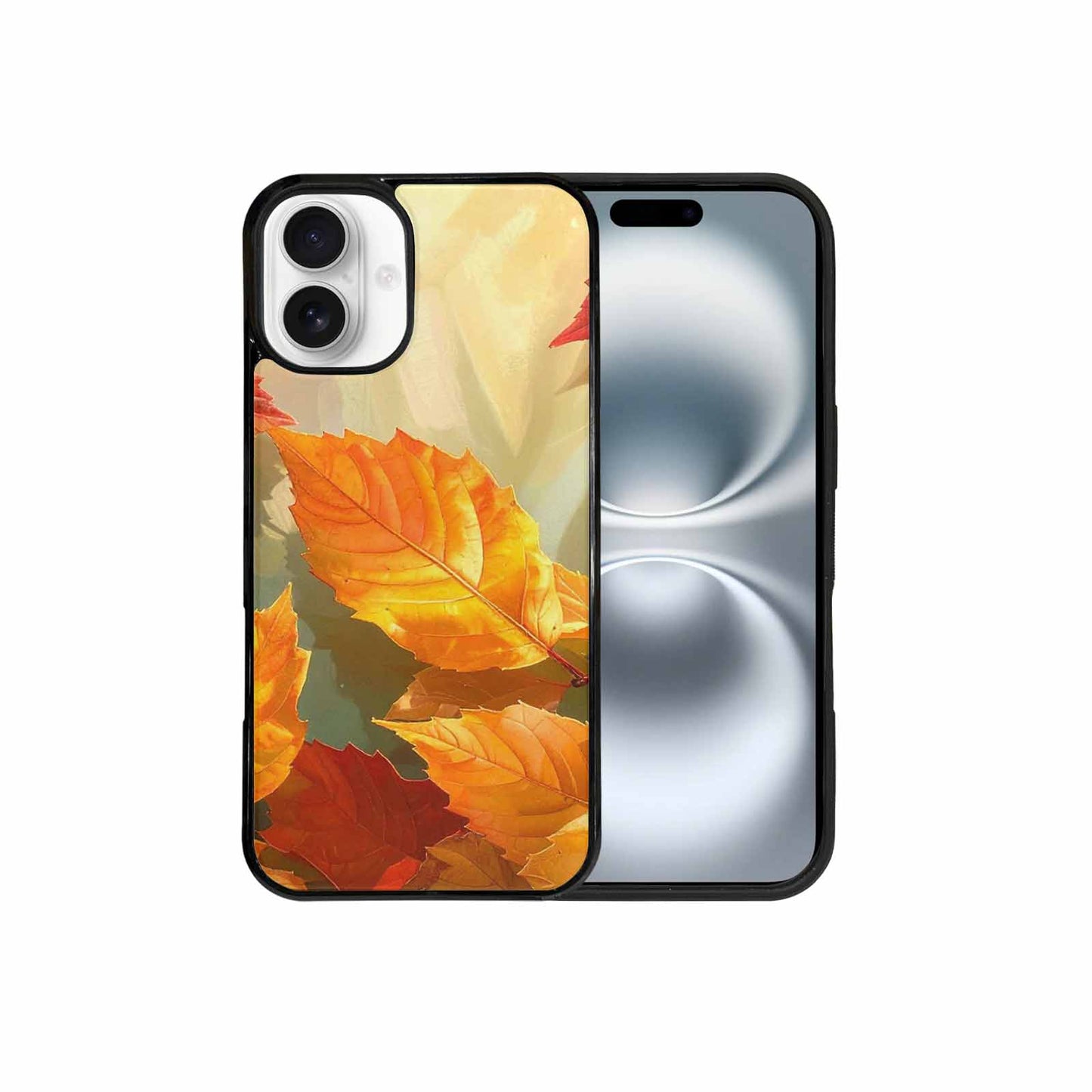 iPhone 16 Plus Case — Autumn Leaves, Custom Art Phone Cover