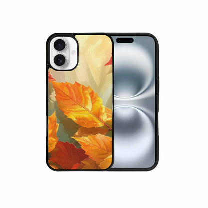 iPhone 16 Plus Case — Autumn Leaves, Custom Art Phone Cover