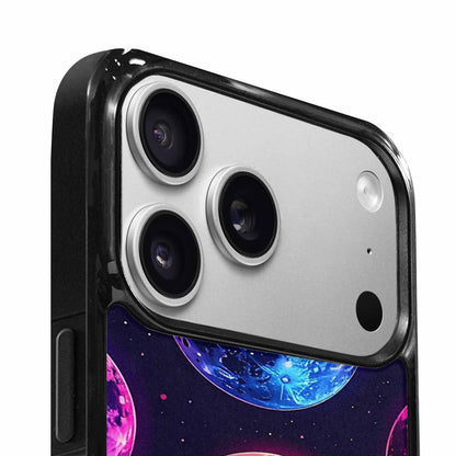 iPhone 17 Pro Max Case — Neon Winter Moon Cartoon Cute, Custom Art Phone Cover
