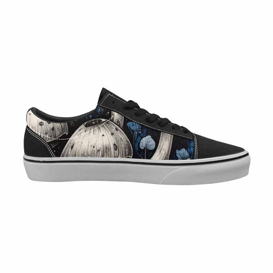 WOMEN'S Mushrooms (general) Lace-Up Canvas Wallpaper Art Sneakers