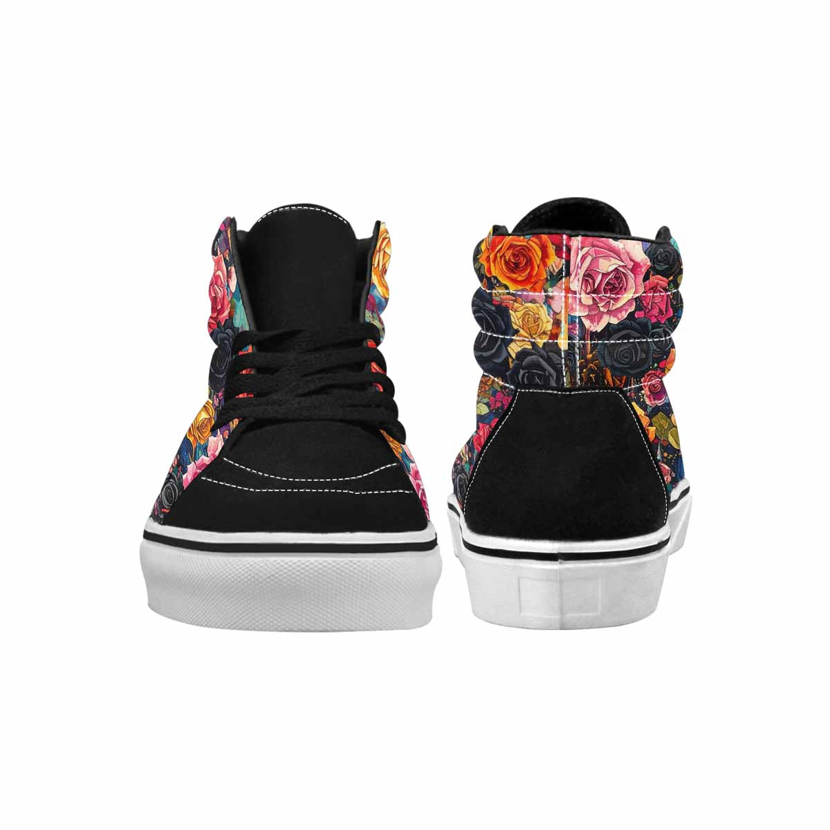 MEN'S Gothic Rose High Top Canvas Cottagecore Sneakers