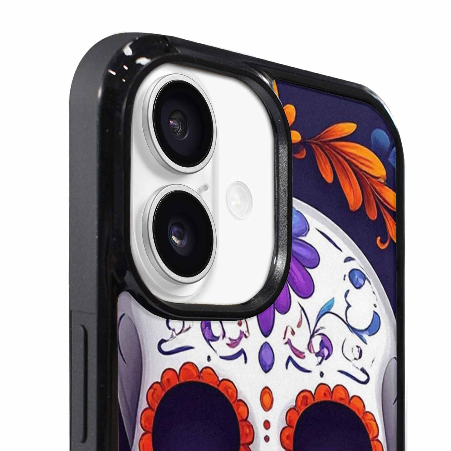 iPhone 17 Case — Day Dead Sugar Skull Gothic Skulls, Custom Printed Phone Case