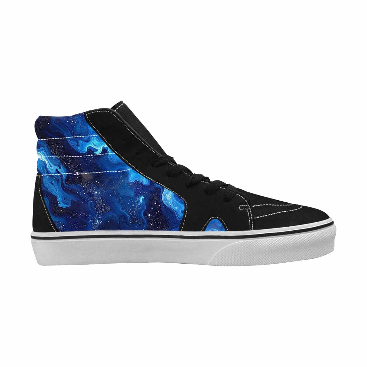 WOMEN'S Galaxy Art - High Top Canvas Wallpaper Art Custom Sneakers