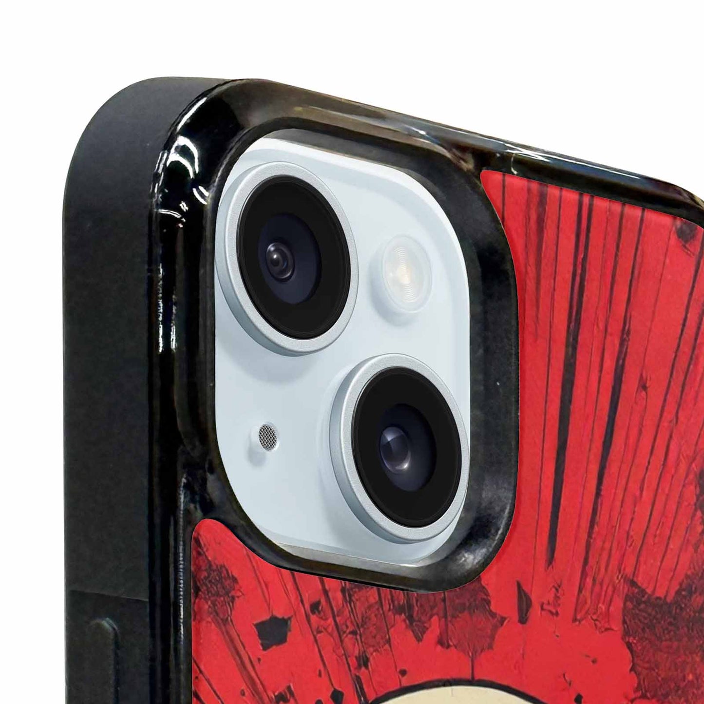 iPhone 15 Case — Skull Dark Art Gothic Print, Unique Phone Case Design