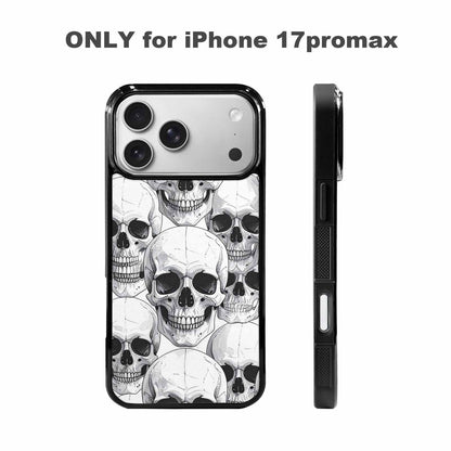 iPhone 17 Pro Max Case — Skull Dark Art Gothic Print Gothic, Custom Art Phone Cover