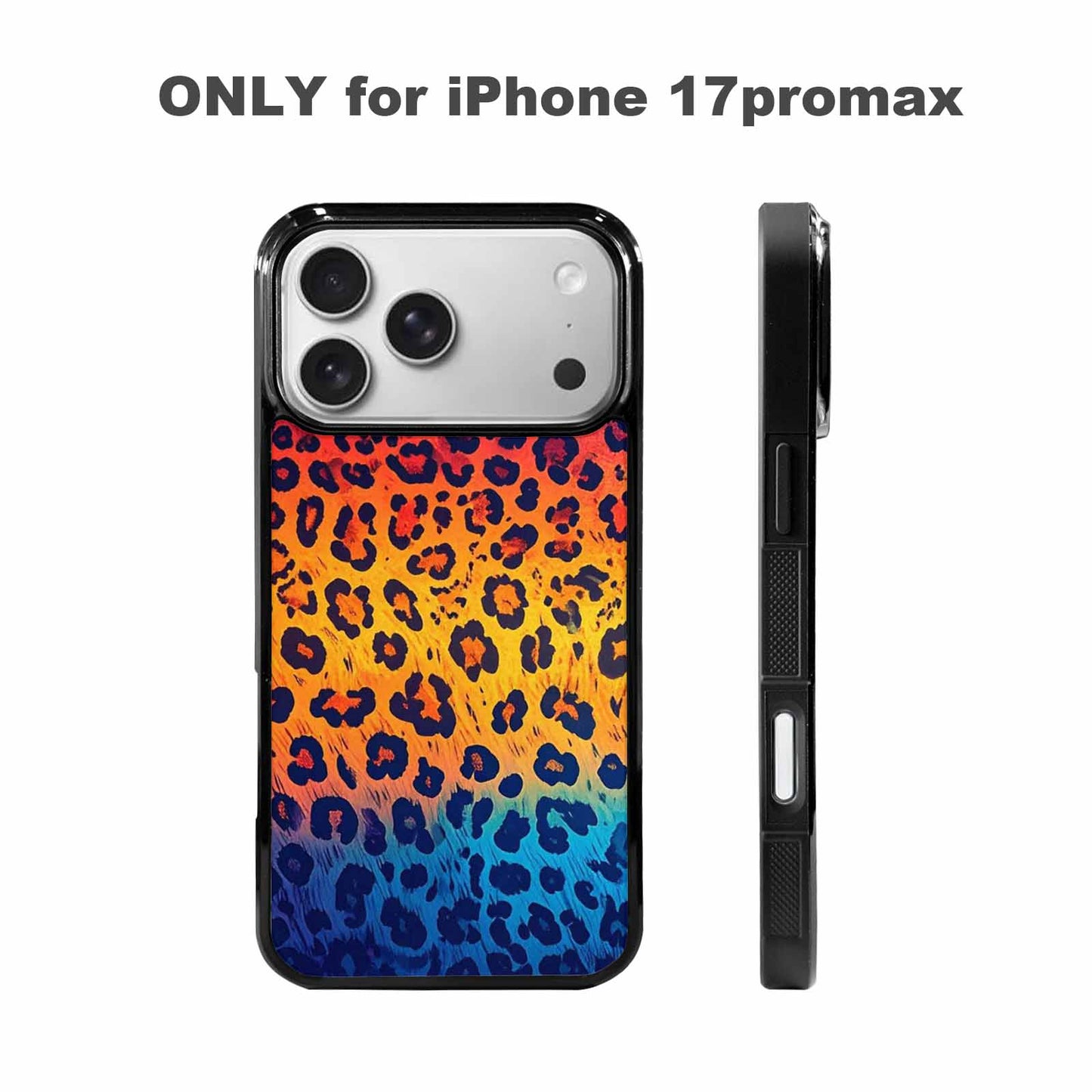 iPhone 17 Pro Max Case — Leopard Print Gradient Style Animal Print, Custom Designed Case Cover
