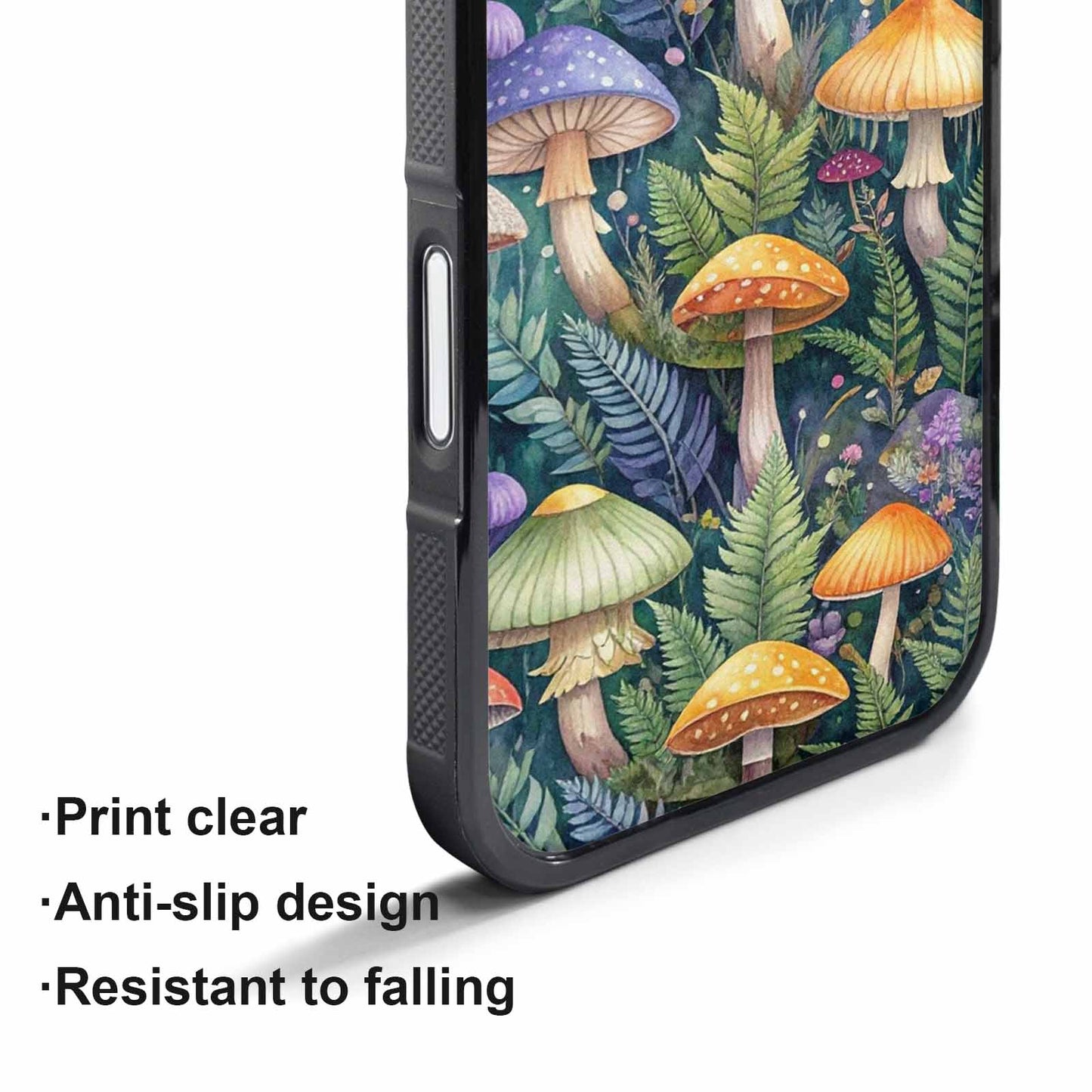 iPhone 17 Pro Max Case — Mushrooms Botanicalmushrooms P Floral, Custom Art Phone Cover