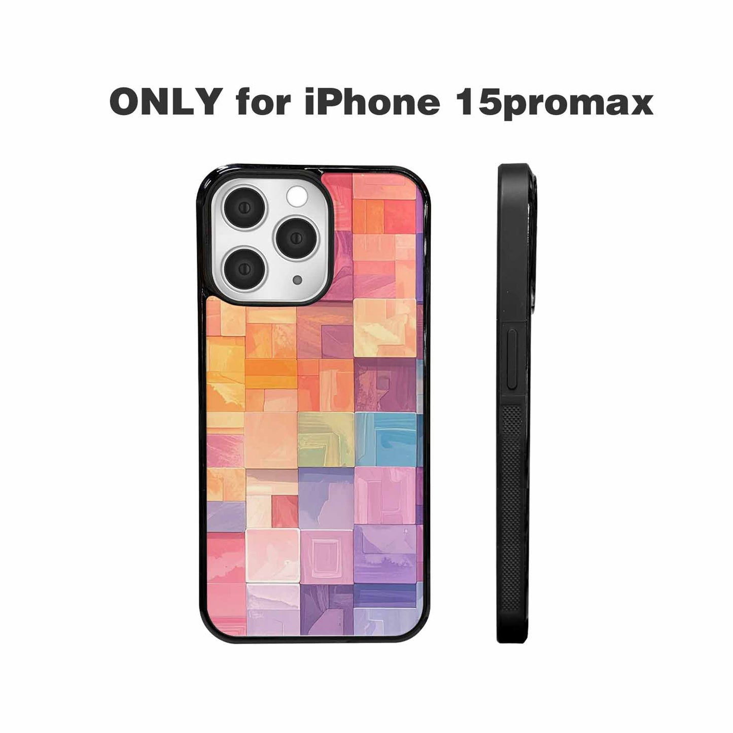iPhone 15 Pro Max Case — Color Gradient Fade Pattern Hundreds Of, Custom Print Case Cover