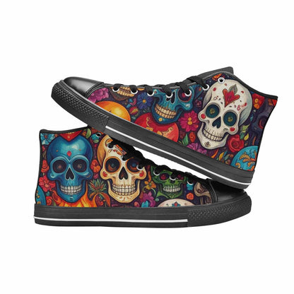 MEN'S Skull High Top Canvas Aesthetic Sneakers